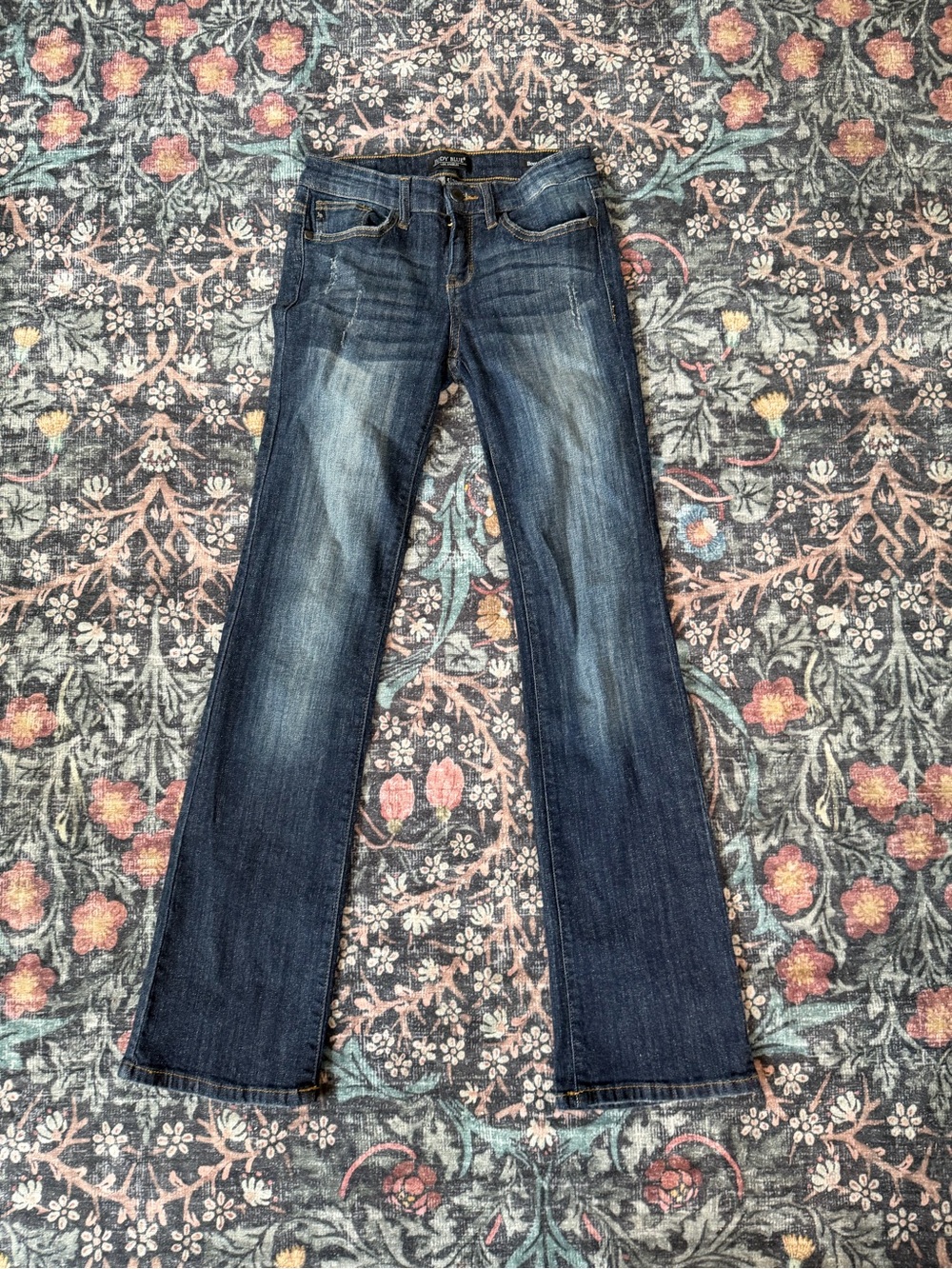 Judy Blue Medium Wash Bootcut Distressed Jeans